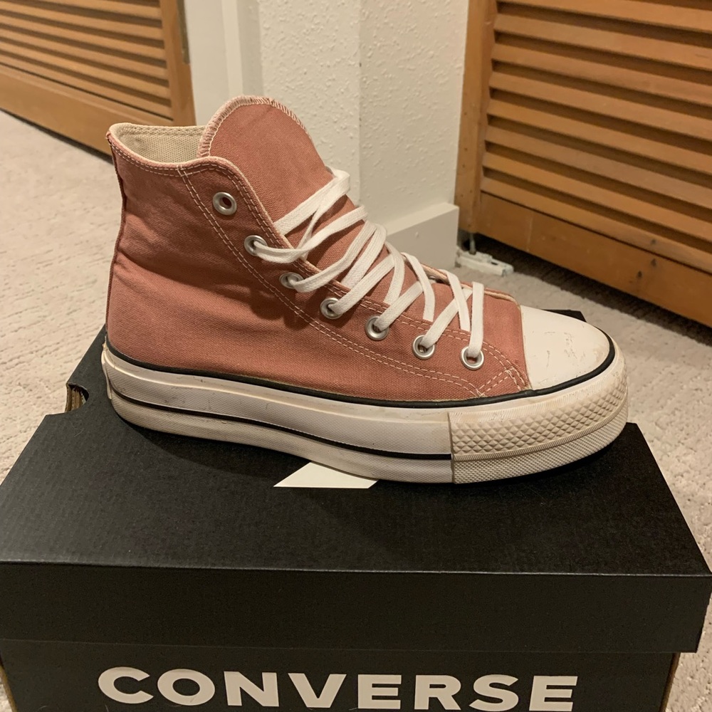 High top platform Converse